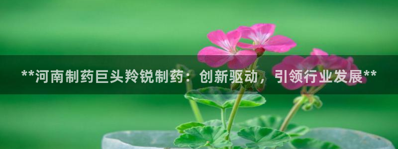 9游会老哥：**河南制药巨头羚锐制药：创新驱动，引领行业发展**