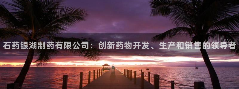 九游会老哥俱乐部交流社区：石药银湖制药有限公司：创新药物开发、生产和销售的领导者