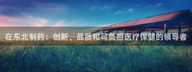 九游会老哥俱乐部论坛版：在东北制药：创新、品质和可负担医疗保健的领导者