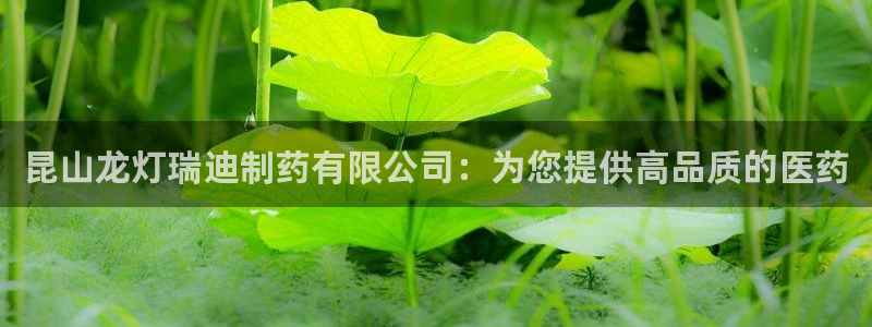 j9九游会老哥俱乐部交流区：昆山龙灯瑞迪制药有限公司：为您提供高品质的医药