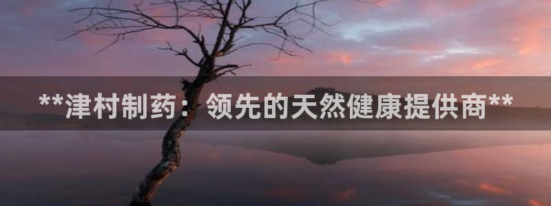 9游会老哥：**津村制药：领先的天然健康提供商**