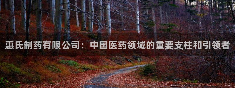 九游会老哥俱乐部：惠氏制药有限公司：中国医药领域的重要支柱和引领者