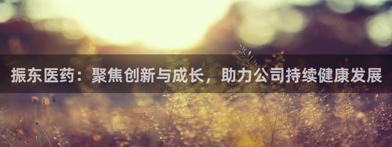 九游会老哥俱乐部论坛版：振东医药：聚焦创新与成长，助力公司持续健康发展