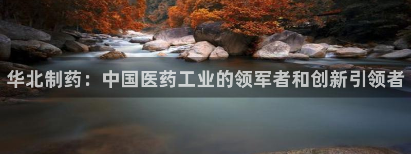 ag九游老哥俱乐部：华北制药：中国医药工业的领军者和创新引领者
