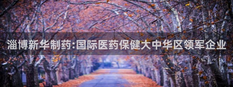 九游会老哥俱乐部：淄博新华制药:国际医药保健大中华区领军企业