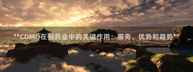 九游会老哥：**CDMO在制药业中的关键作用：服务、优势和趋势**