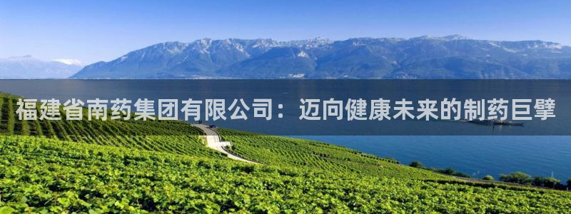 九游会老哥俱乐部论坛版：福建省南药集团有限公司：迈向健康未来的制药巨擘